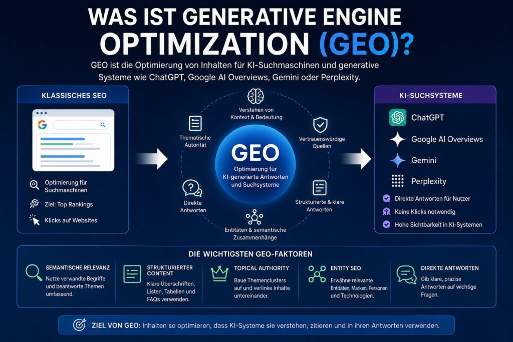 Was ist Generative Engine Optimization (GEO)? 74 Was ist Generative Engine Optimization (GEO)?