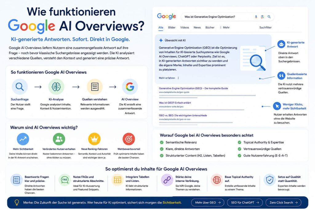 Wie funktionieren Google AI Overviews? 68 Wie funktionieren Google AI Overviews